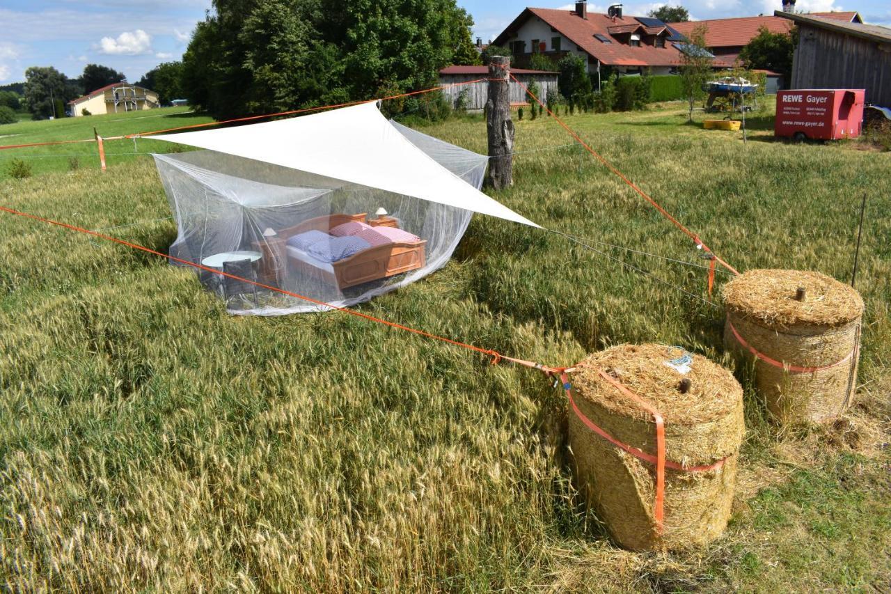 فندق Finningفي  Open Air, Bett Im Kornfeld المظهر الخارجي الصورة